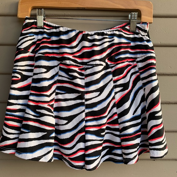 Tail Pants - Tail Rosyelyn Golf Tennis Skirt Skort ZEBRA Pockets White Black Blue & Red S.